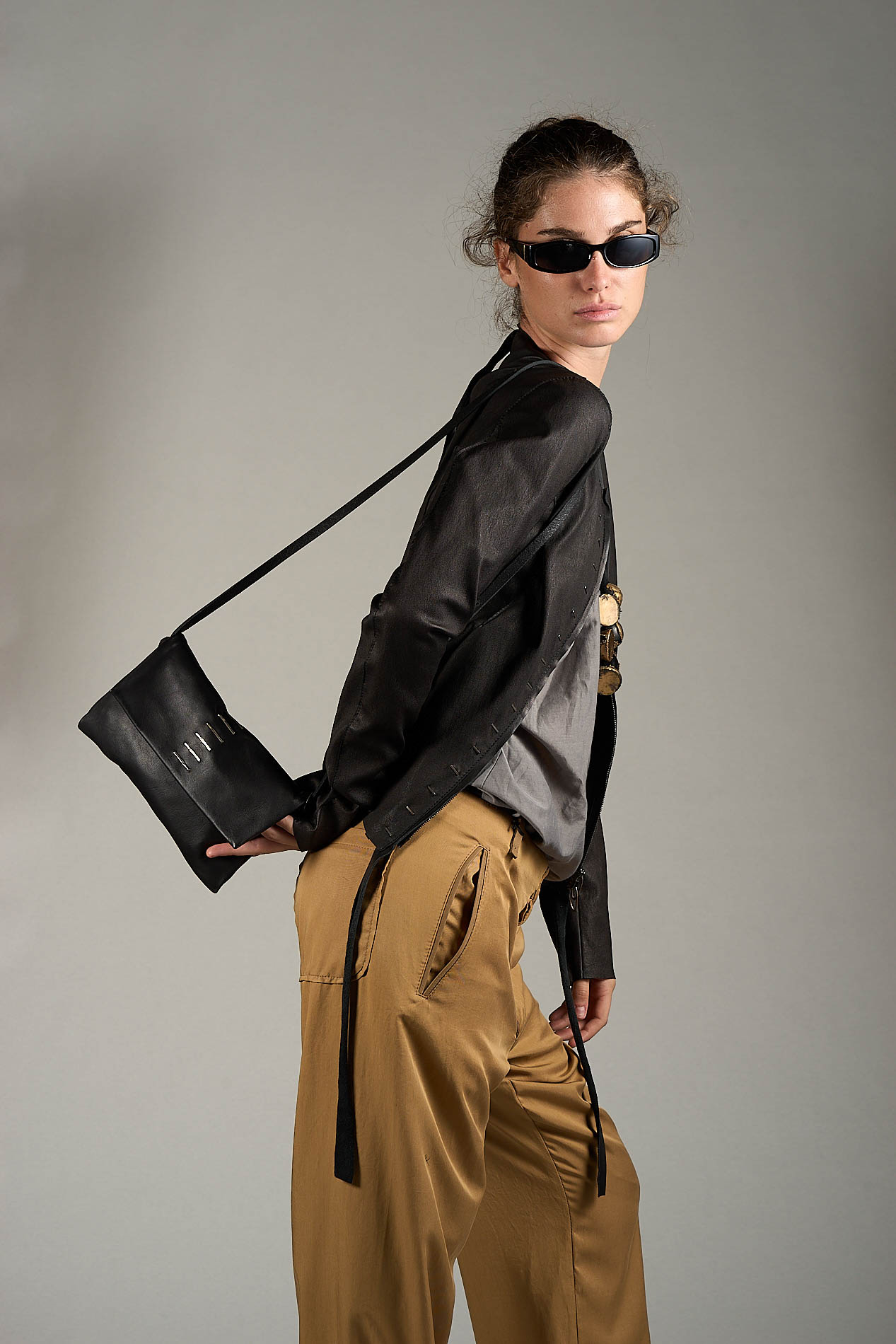 daniele basta leather and silver bags - WEARING